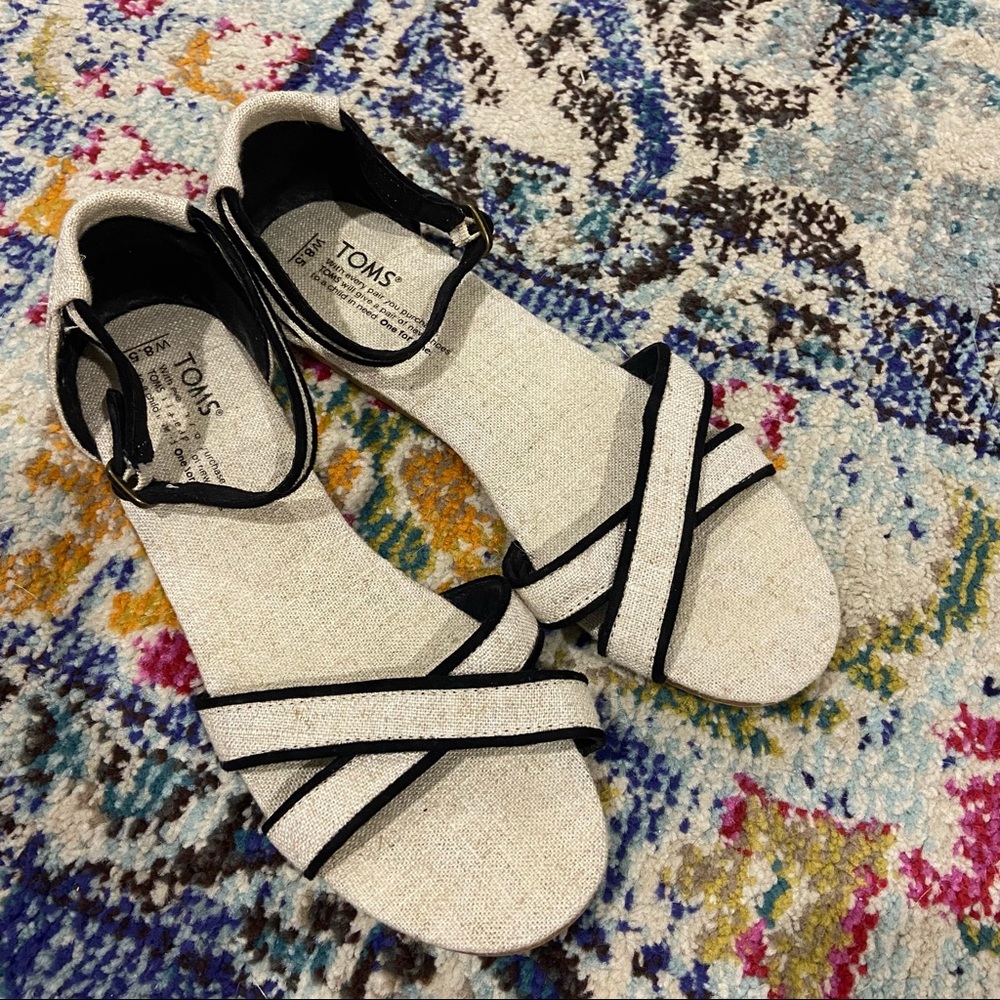 Toms ankle strap sandal